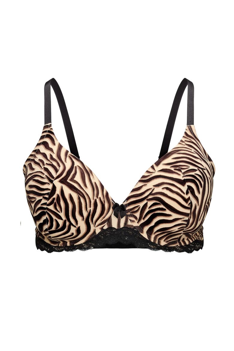 Nare Contour Full Coverage Bra, Alternate, color, Animal beige