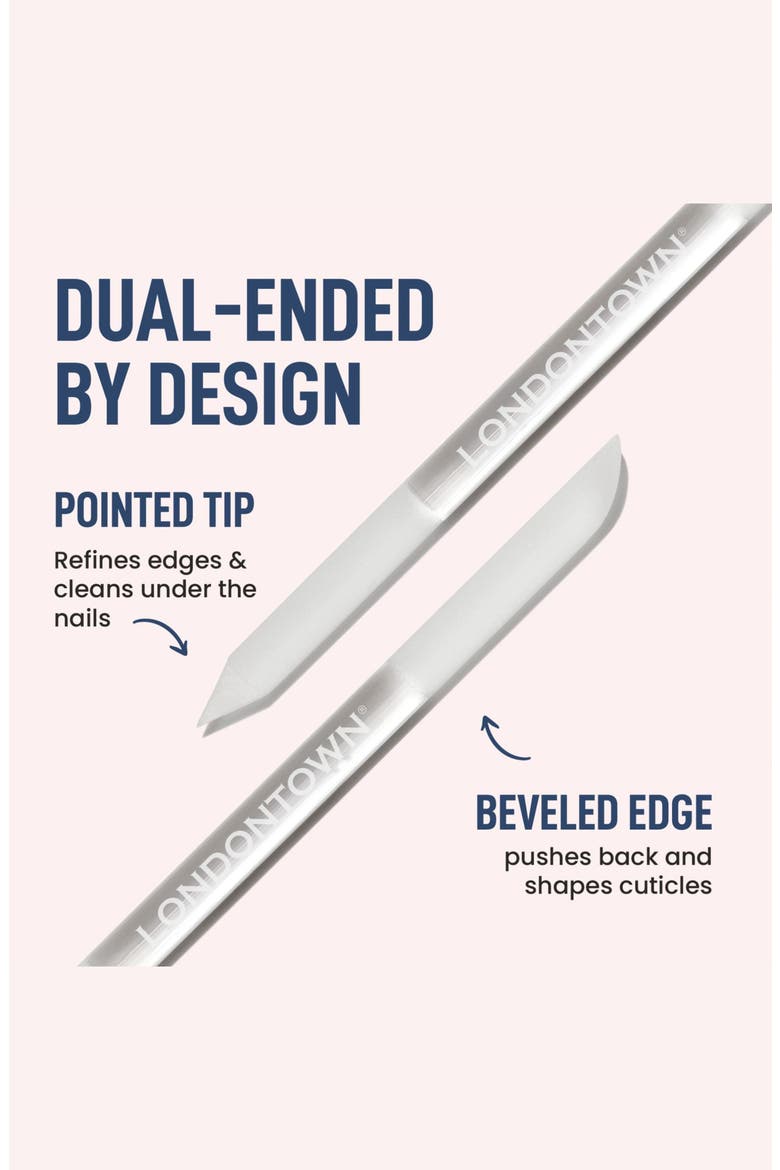 Double Sided Glass Cuticle Pusher, Alternate, color, NONE