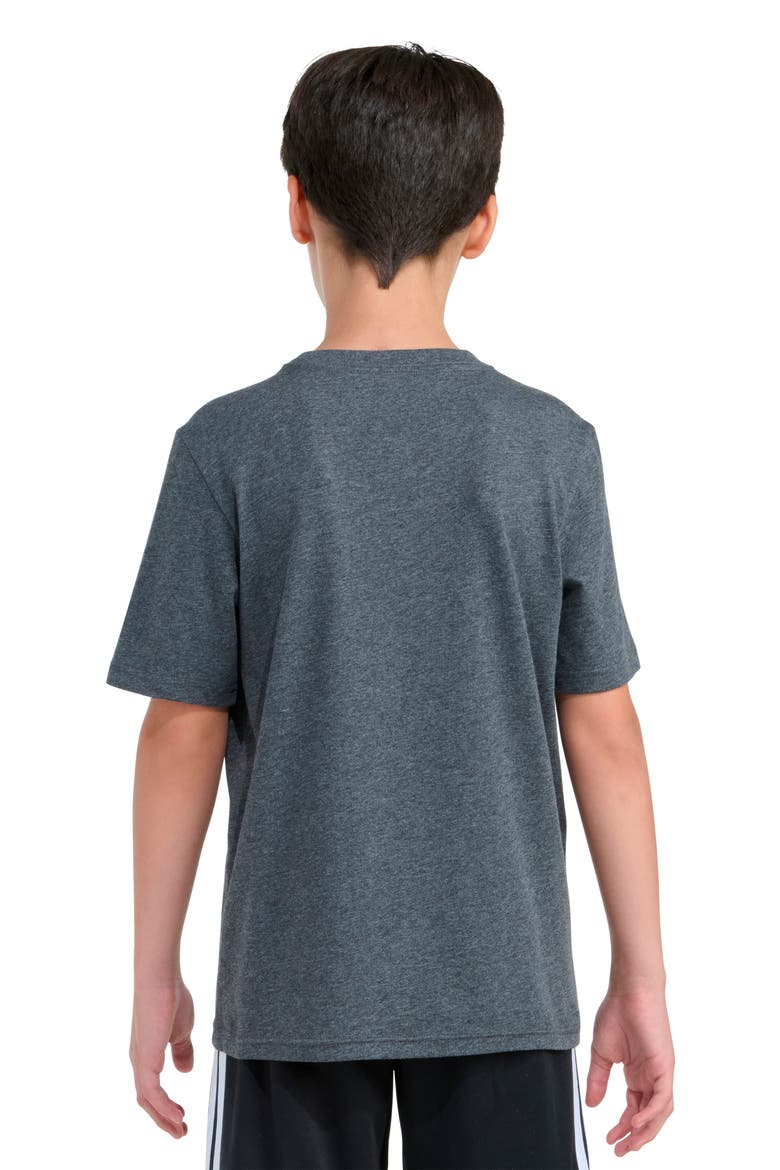Kids' Soccer Drip Graphic T-Shirt, Alternate, color, DARK GREY HEATHER