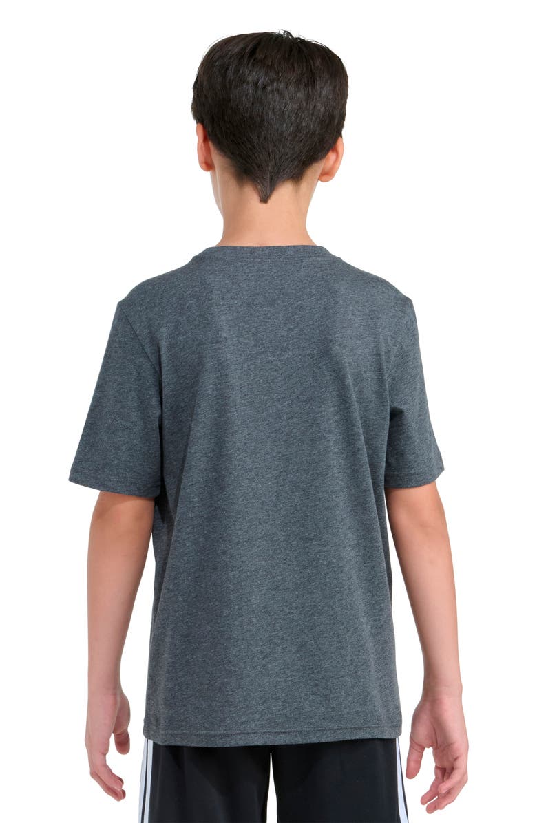 adidas Kids' Soccer Drip Graphic T-Shirt, Alternate, color, Dark Grey Heather