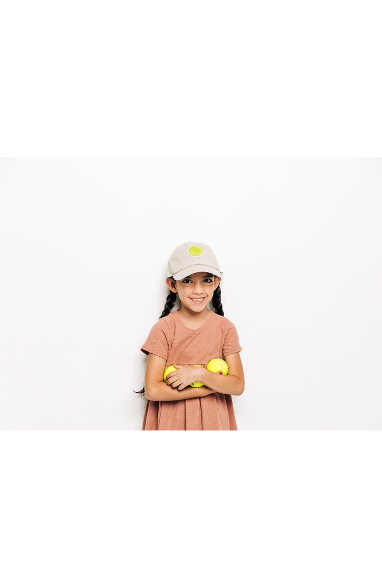 Rey To Z Terry Tennis Hat - Kids, Alternate, color, Dune