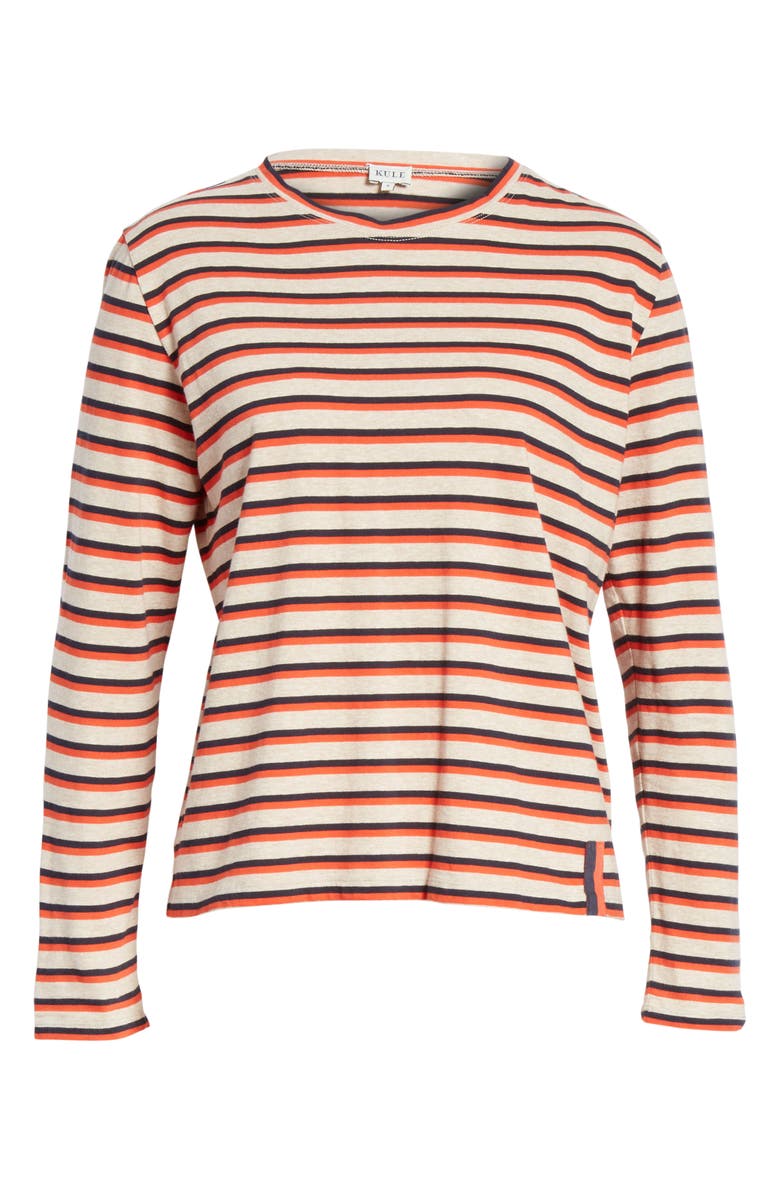 Kule The Modern Stripe Cotton Tee, Alternate, color, 