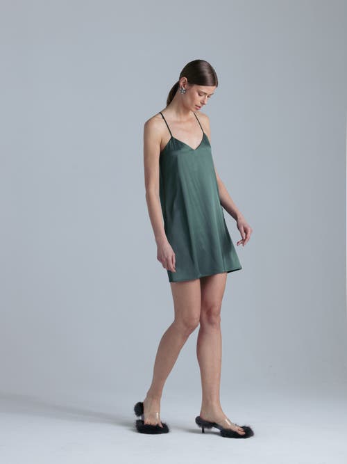 Alas Patricia Silk Slip Mini Dress In Multi