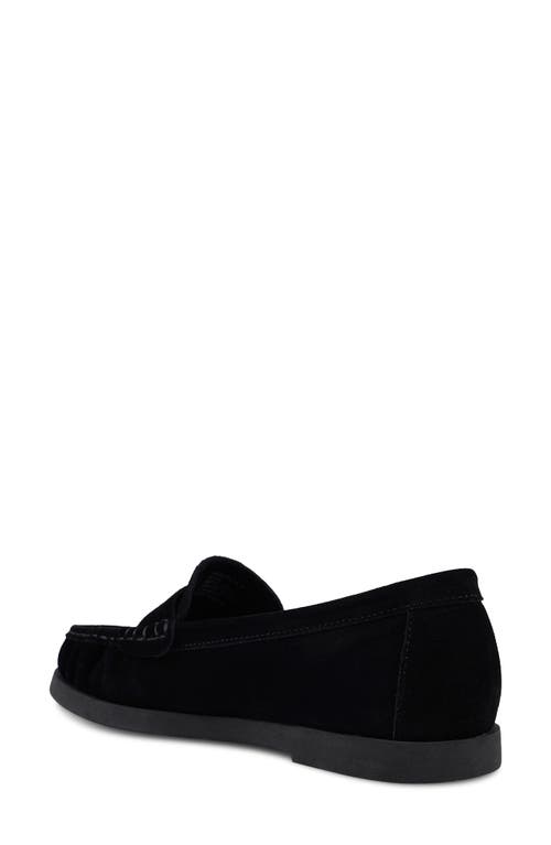 National Comfort Shivers Loafer In Black Suede