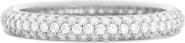 The Lovery Fine Jewelry Triple Row CZ Band