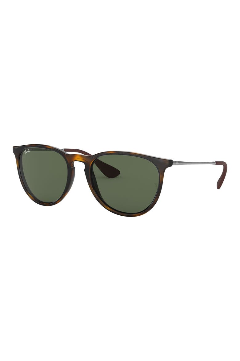 Erika 54mm Sunglasses, Alternate, color, LITE HAVANA/ GREEN SOLID