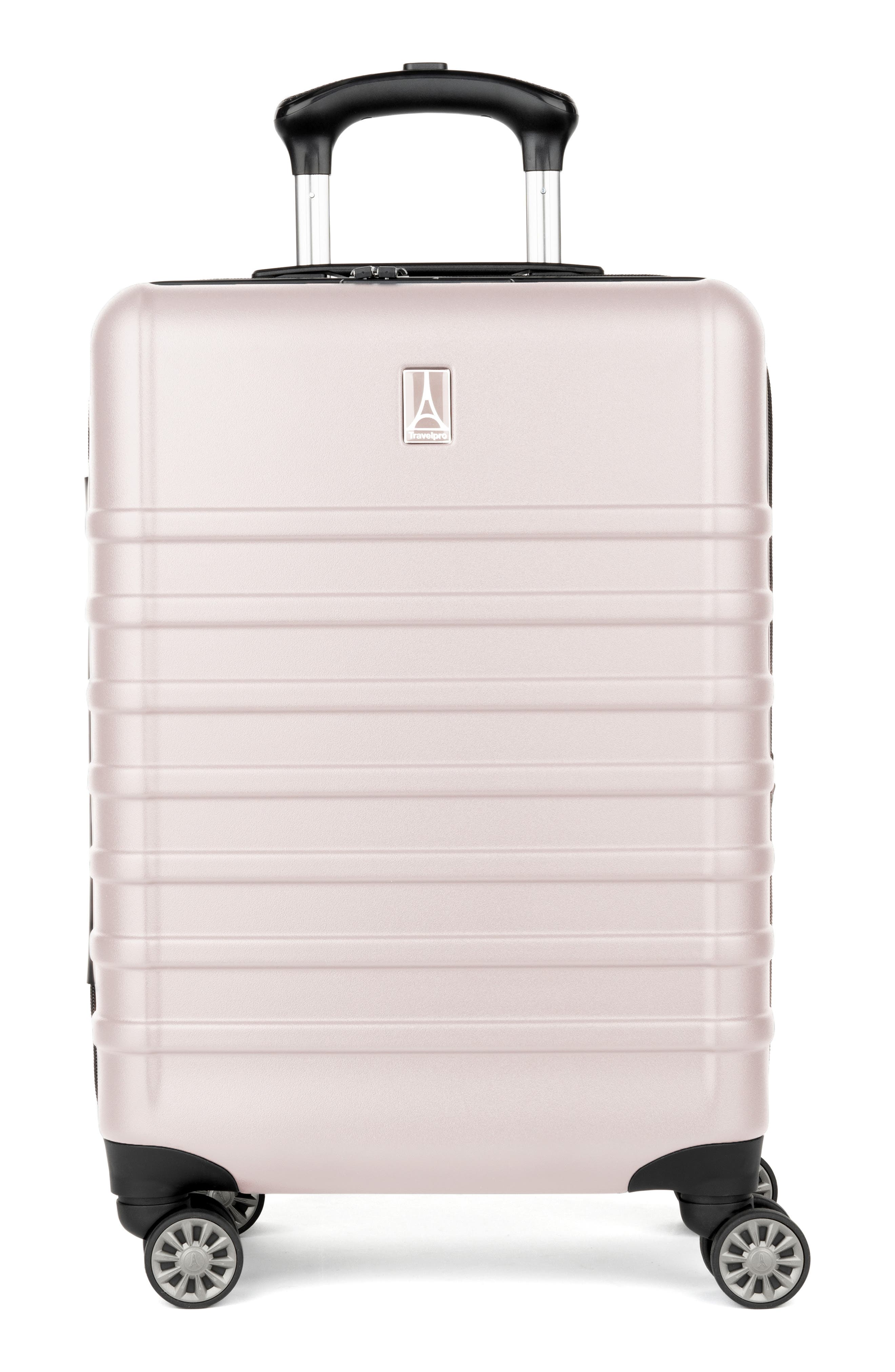 TRAVELPRO Rollmaster<sup>™</sup> Lite 2 20-Inch Expandable Hardside Spinner Suitcase, Main, color, Soft Pink Matte
