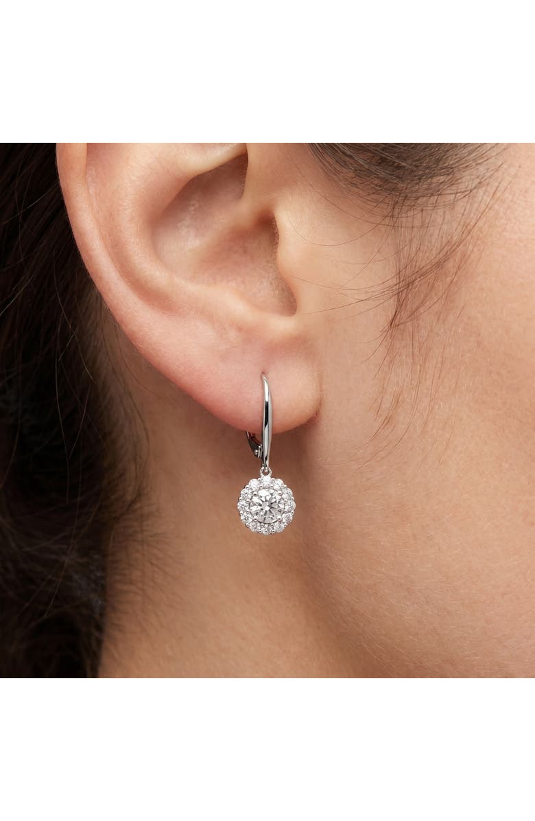 Bliss Diamond 1Ct Diamond Floral Shape Studs Lab Grown Earrings, Alternate, color, 