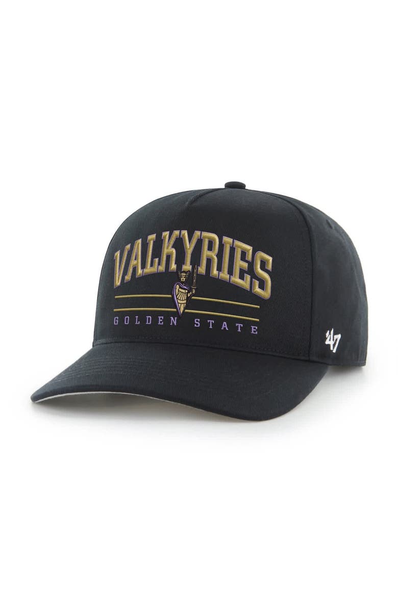 '47 Men's '47 Eclipse Black Golden State Valkyries Roscoe Hitch Adjustable Hat, Main, color, Eclipse Black
