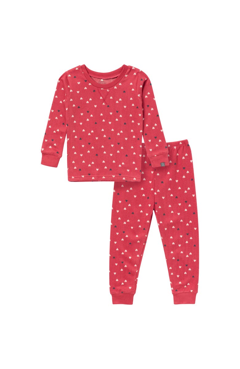Modern Moments<sup>™</sup> by Gerber Red Hearts Pajamas Set, Main, color, Red Hearts