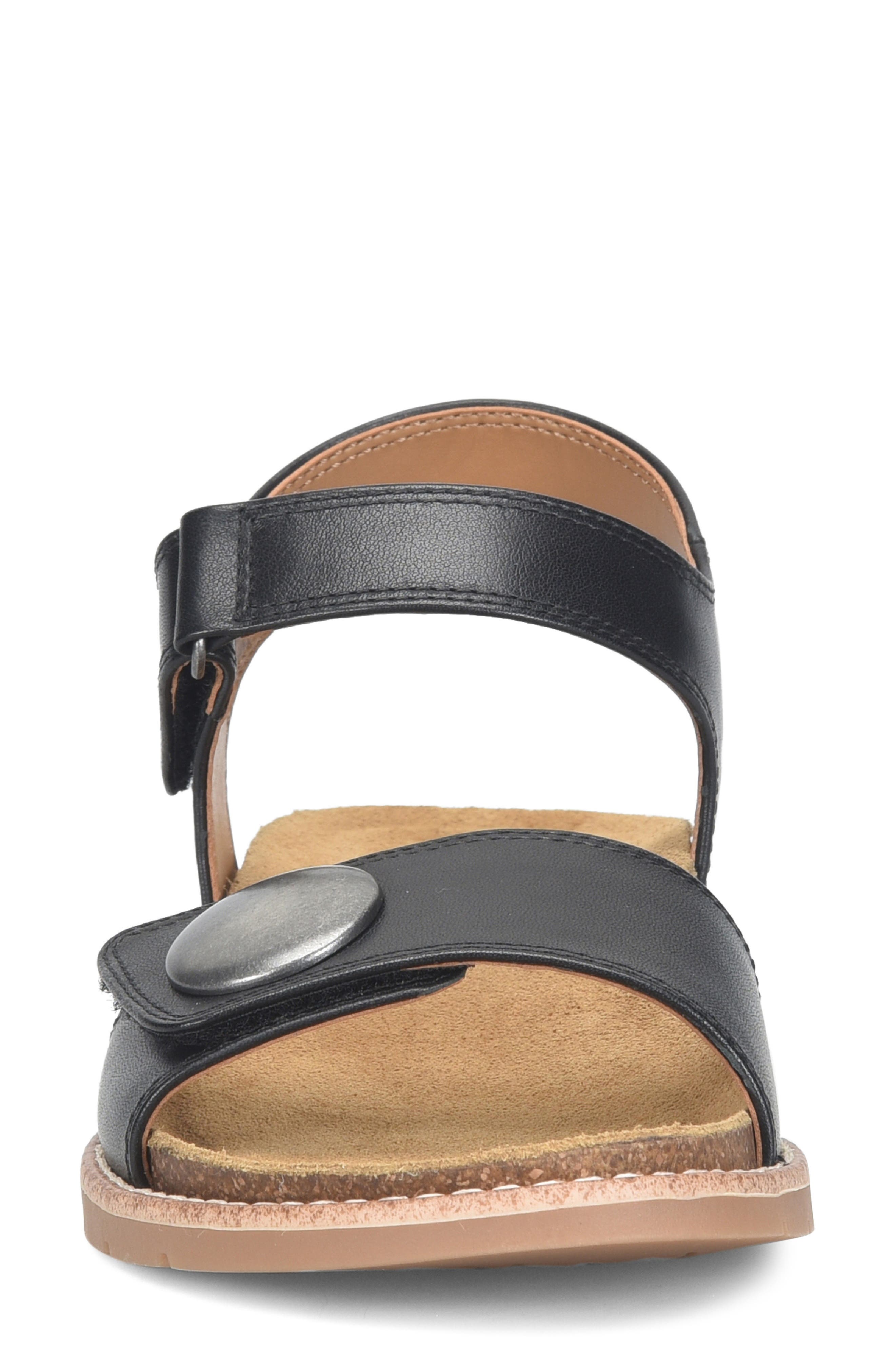 Comfortiva Gwen Wedge Sandal, Alternate, color, Black