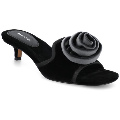 Birdies The Kiwi-kitten Flower Slide In Black