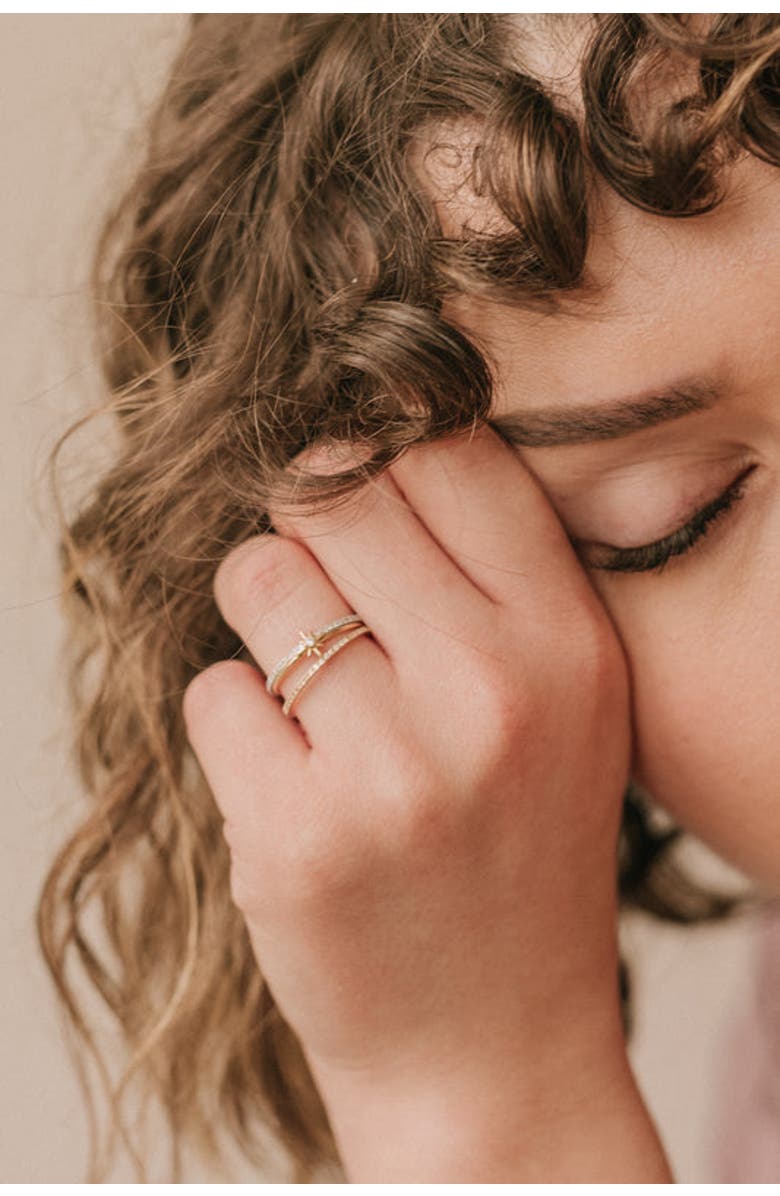 ELLIOT YOUNG 14K North Star Ring, Alternate, color, Ruby