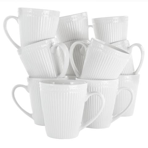 Madeline 12 Piece Porcelain Mug Set