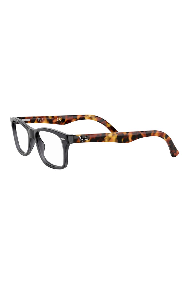 53mm Square Optical Glasses, Alternate, color, OPAL GREY