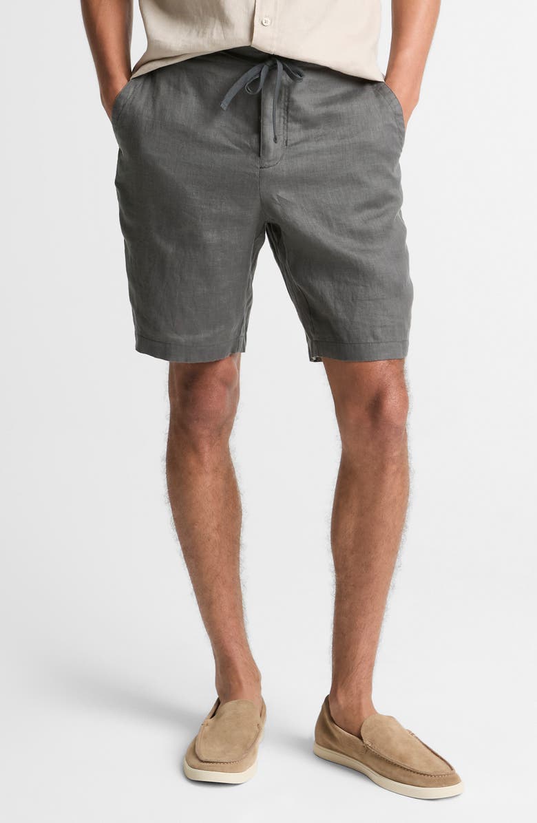 Vince Lightweight Hemp Shorts, Main, color, Slate