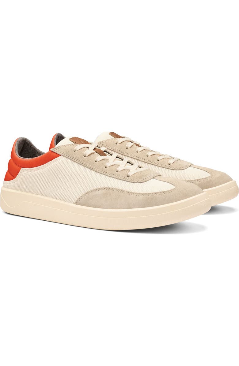 OluKai Punini Sneaker, Main, color, Off White / Molten Orange