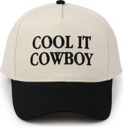 David & Young Cool it Cowboy Embroidered Baseball Cap