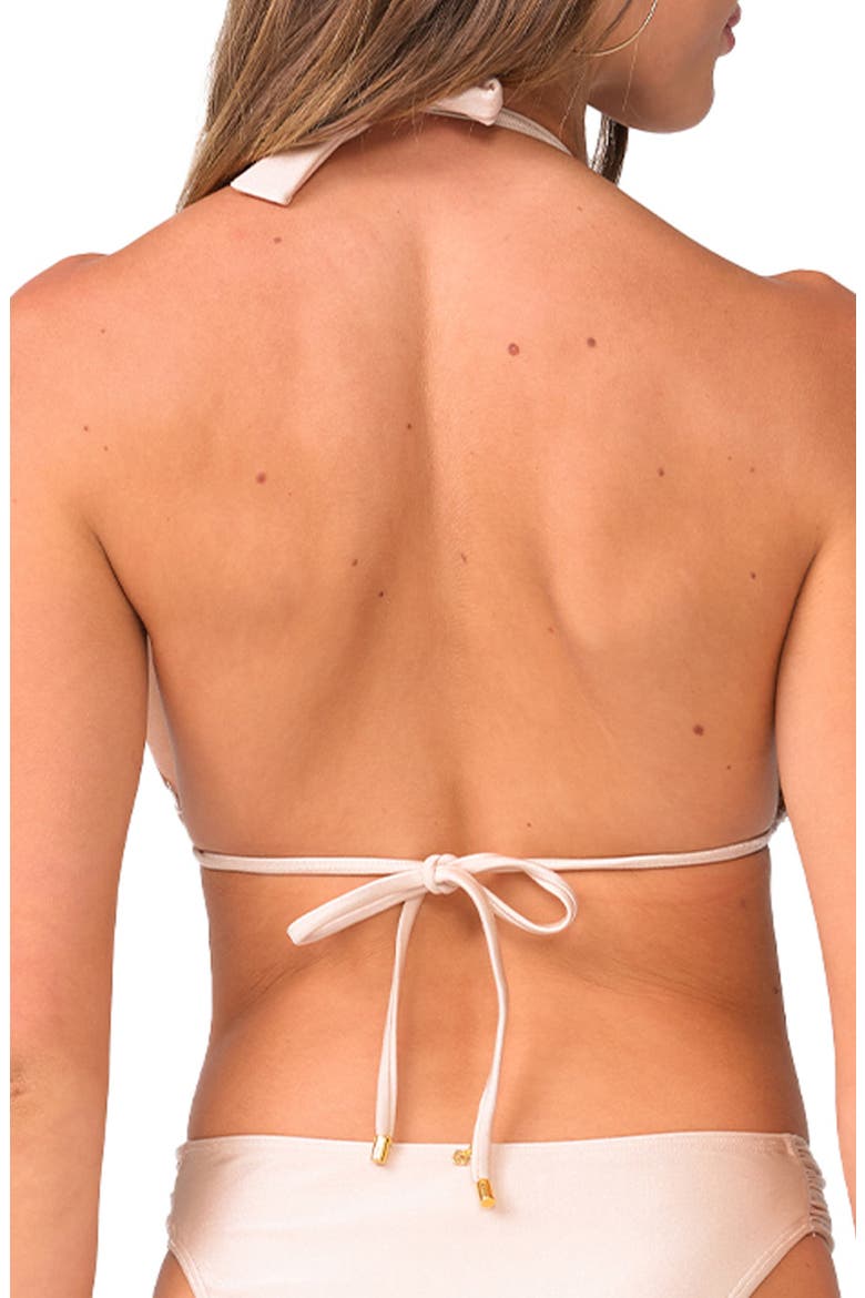 Lace Overlay Bikini Top, Alternate, color, VANILLA