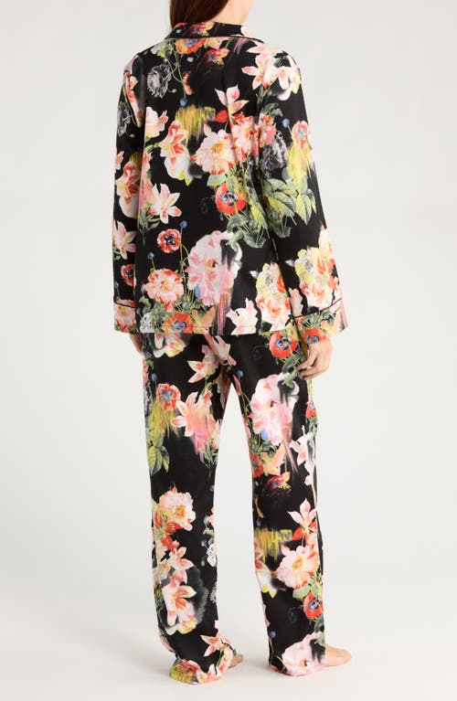 Ted Baker London Flannel Long Pajamas In Multi