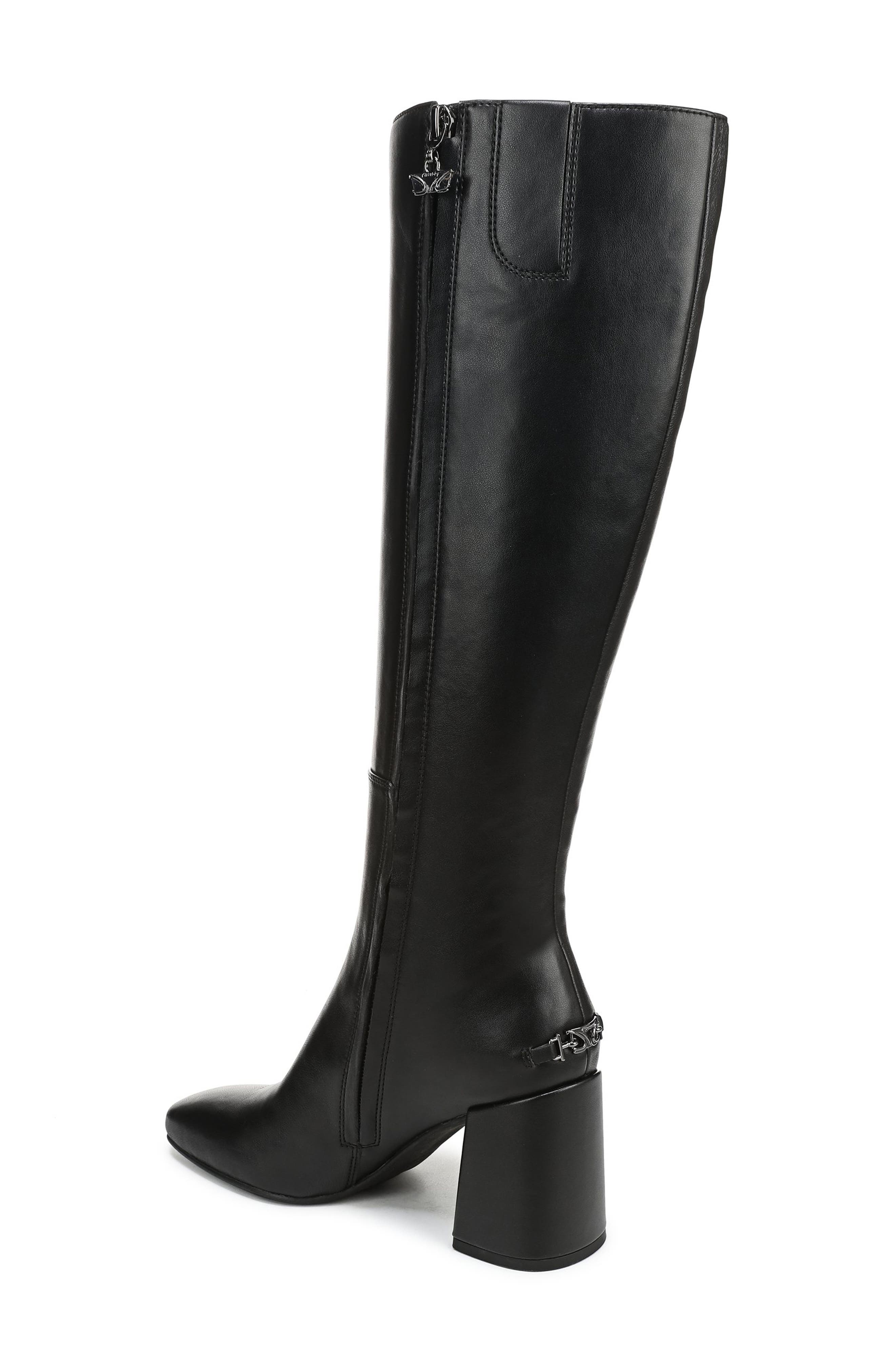 Circus NY by Sam Edelman Billie Knee High Boot, Alternate, color, Black Leather