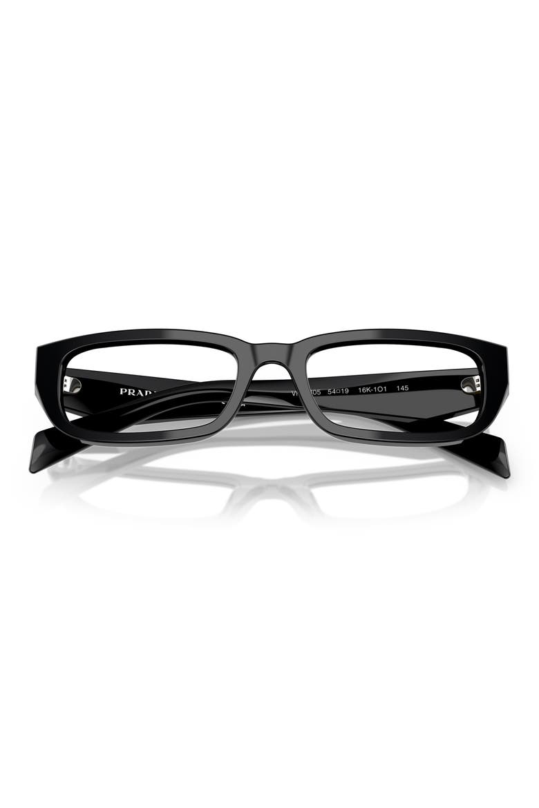 54mm Rectangle optical glasses, Alternate, color, BLACK