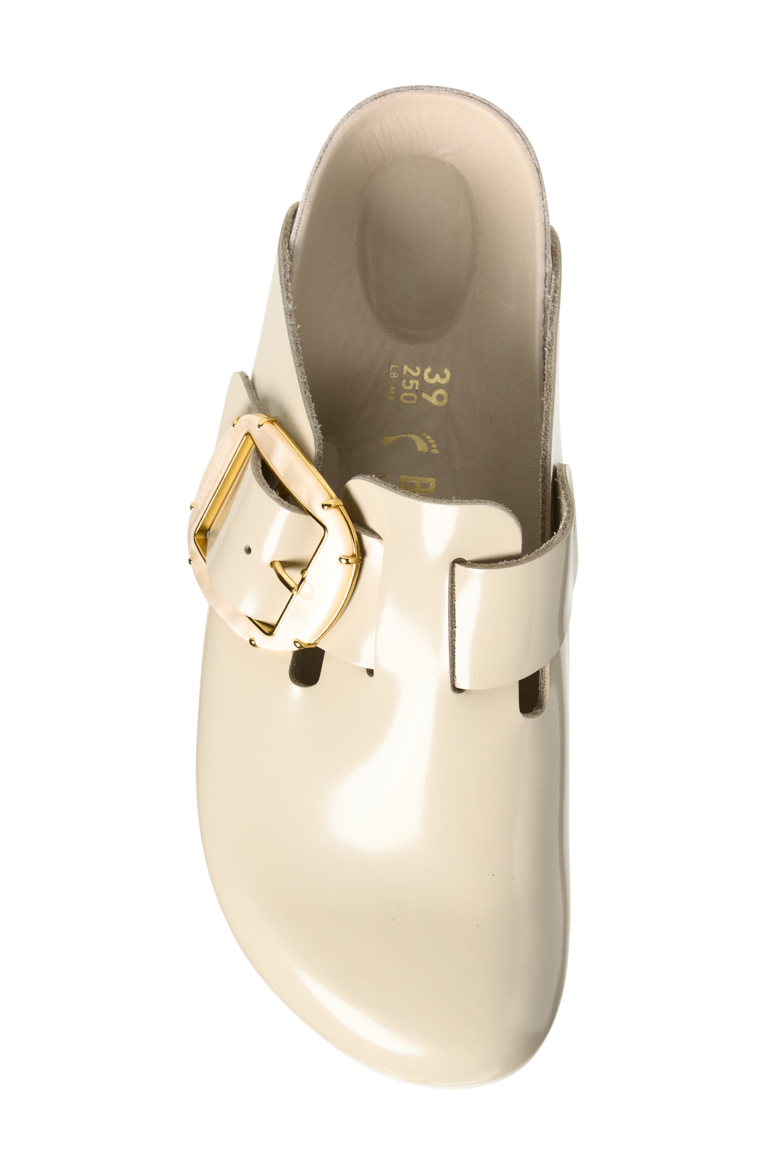 Boston Big Buckle Slide Sandal, Alternate, color, OYSTER