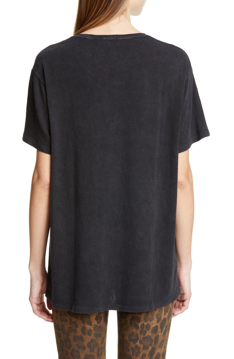 R13 Back in Black Graphic Tee, Alternate, color,