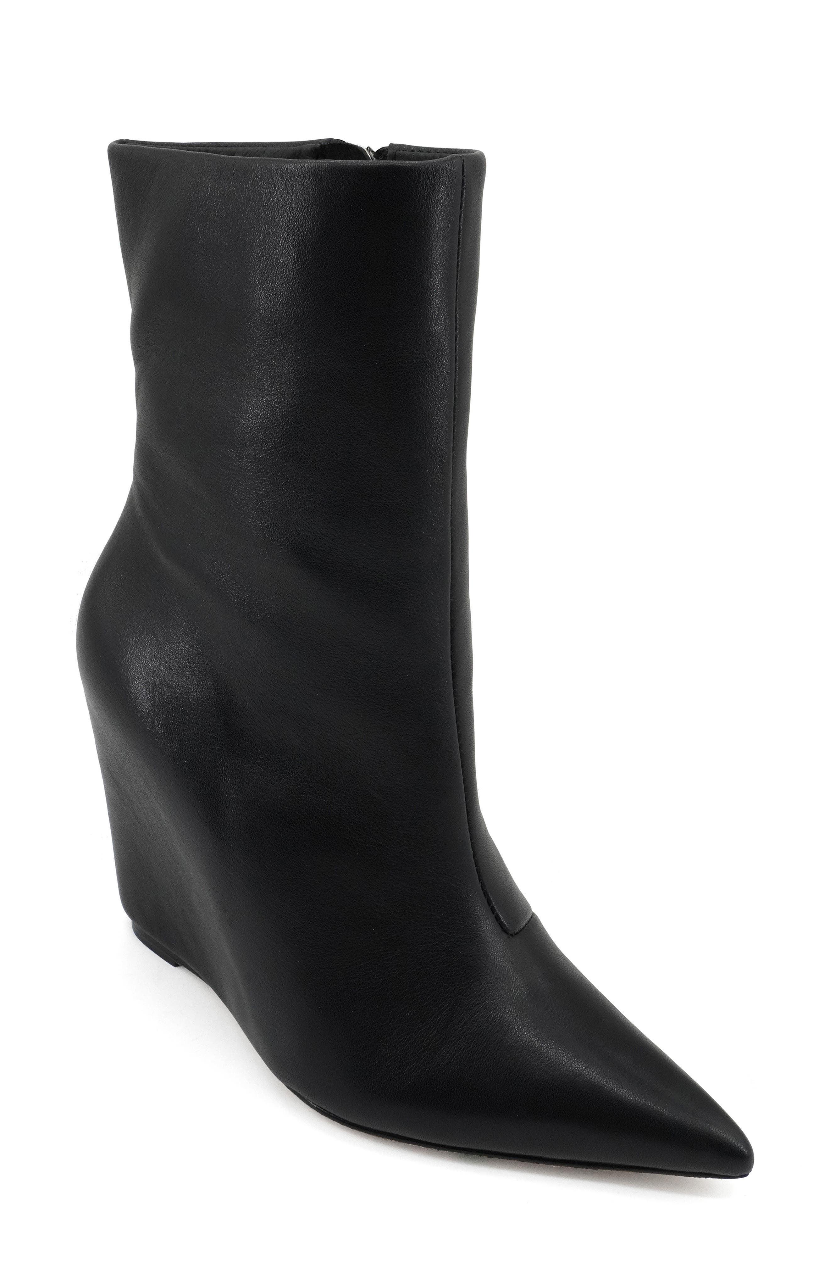 ZIGI Germany Pointed Toe Wedge Bootie, Main, color, 