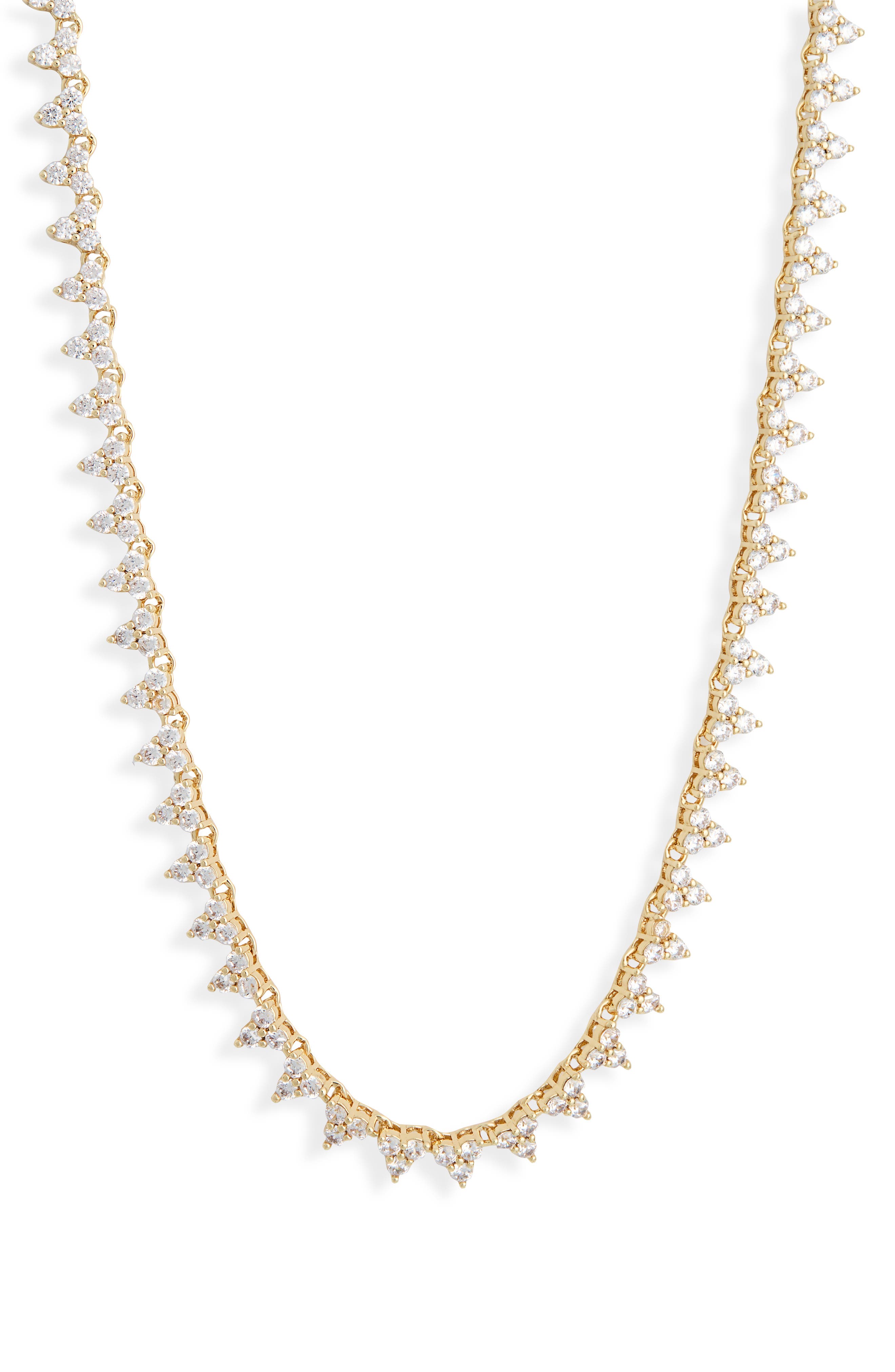 Electric Picks Sage Cubic Zirconia Tennis Necklace