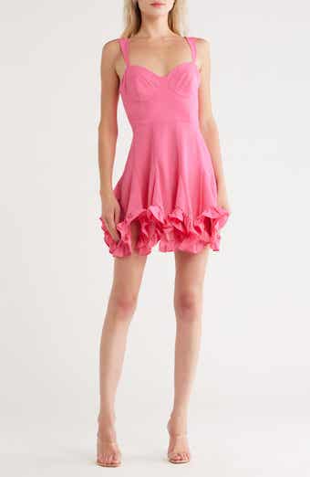 Hutch Scallop Hem Fit and Flare Dress