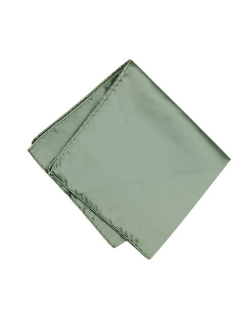 Men's Solid Satin Pocket Square