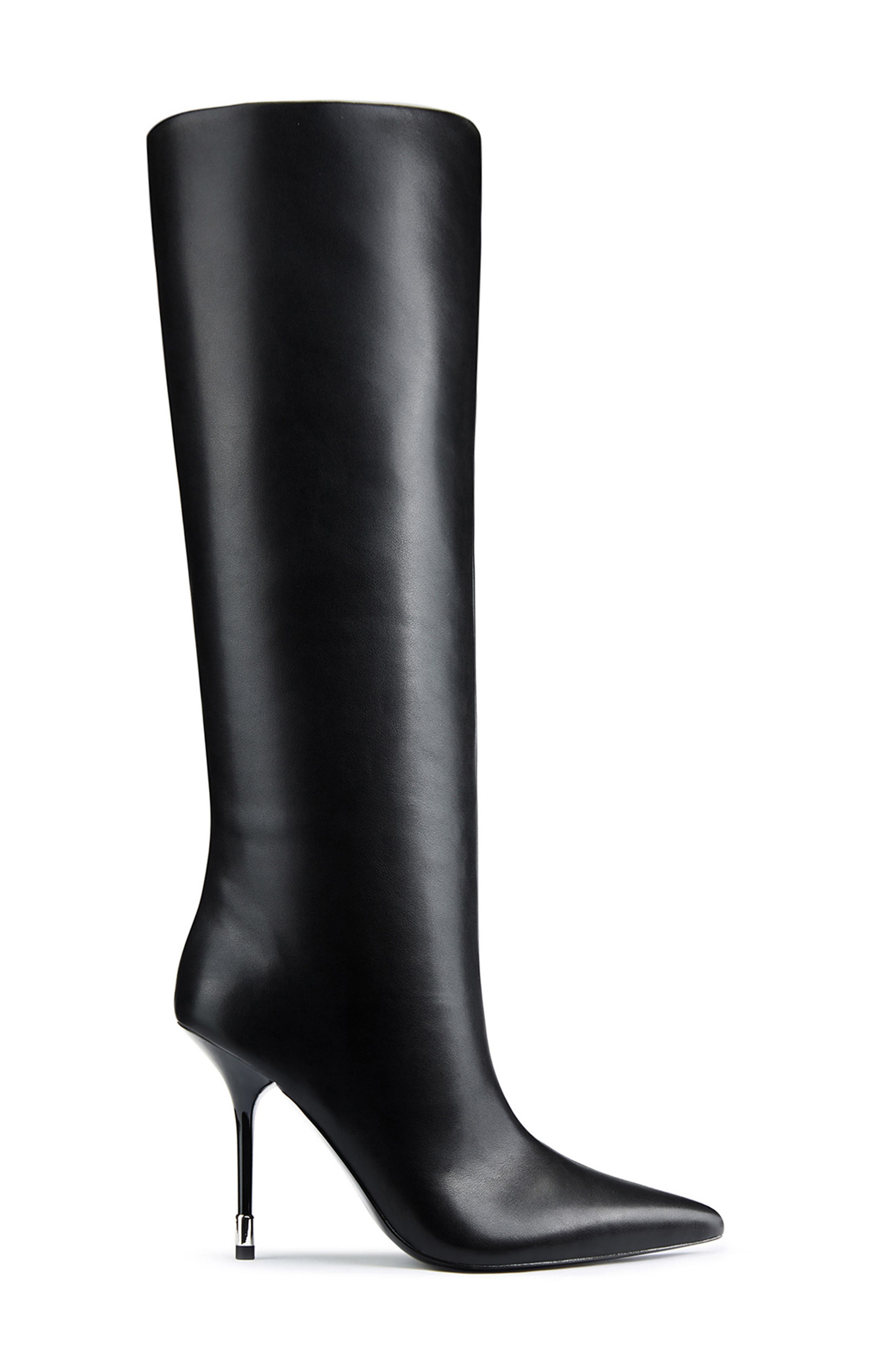 FEMME LA Prague Knee High Stiletto Boot, Alternate, color, Black