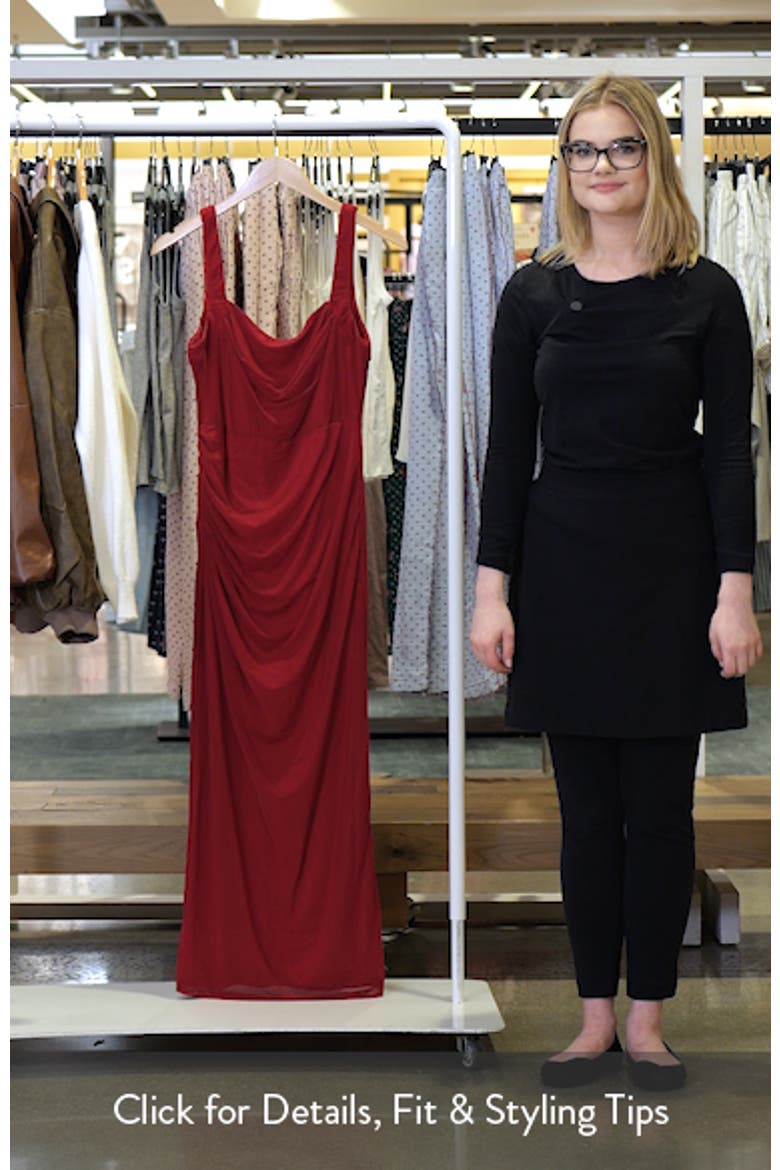 Eira Ruched Sleeveless Maxi Dress video