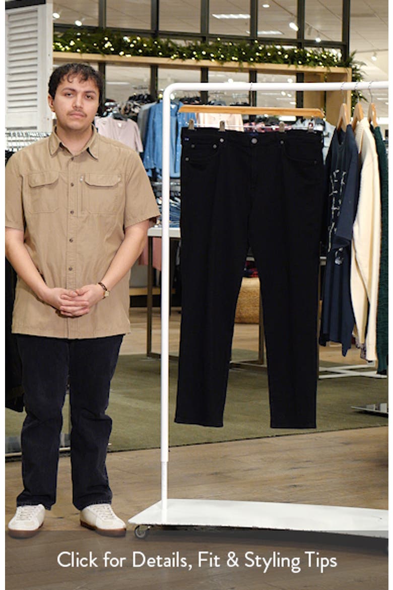 Elijah Relaxed Straight Leg Stretch Cotton & Cashmere Jeans video