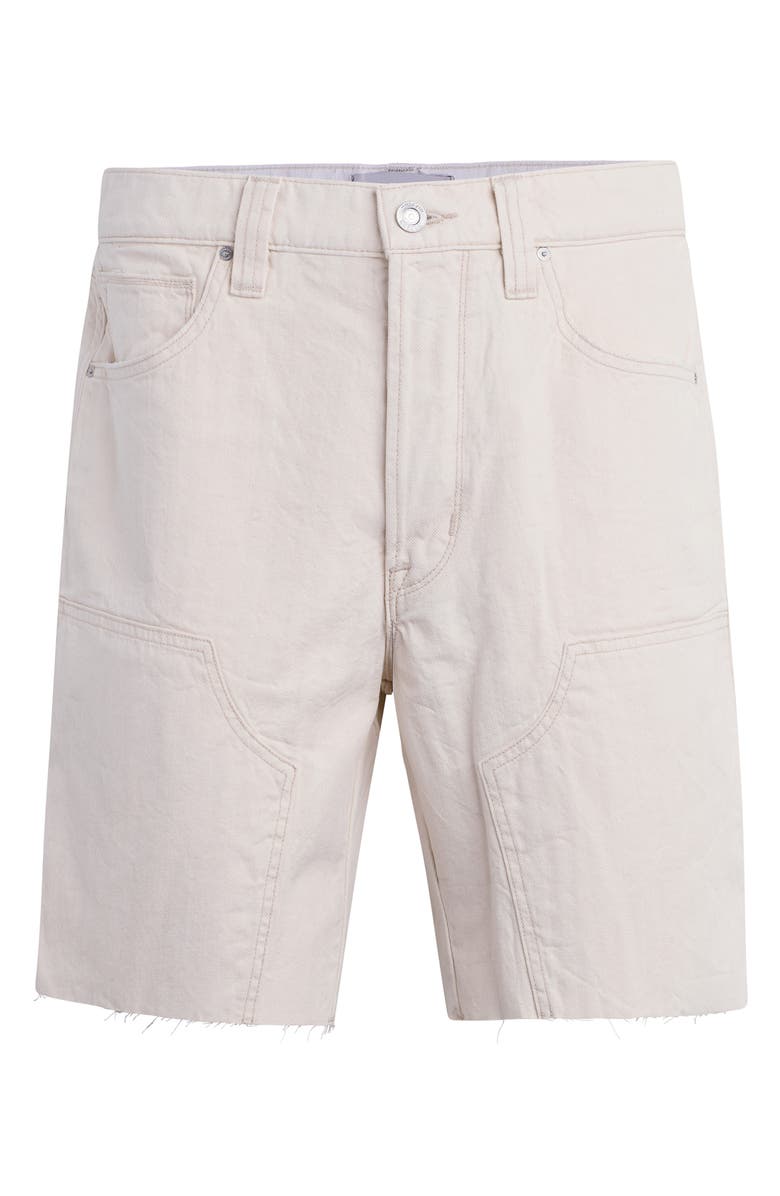 Hudson Jeans Carpenter Denim Shorts, Alternate, color, Ecru