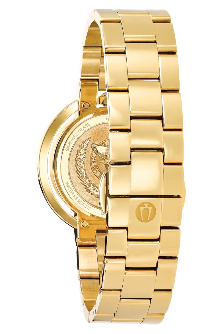 Classic Rubaiyat Diamond Bracelet Watch, 35mm, Alternate, color, GOLD-TONE