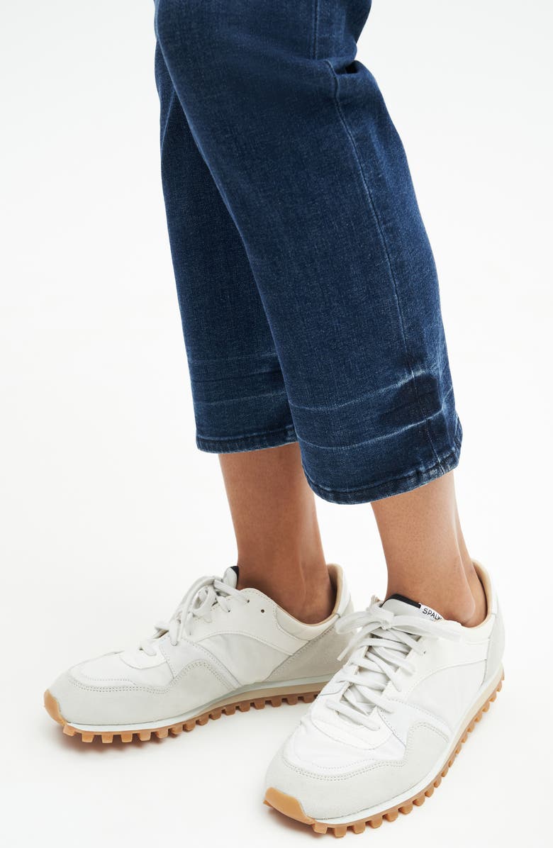 JEN7 by 7 For All Mankind Tie Dye Hem Capri Jeans, Alternate, color, 