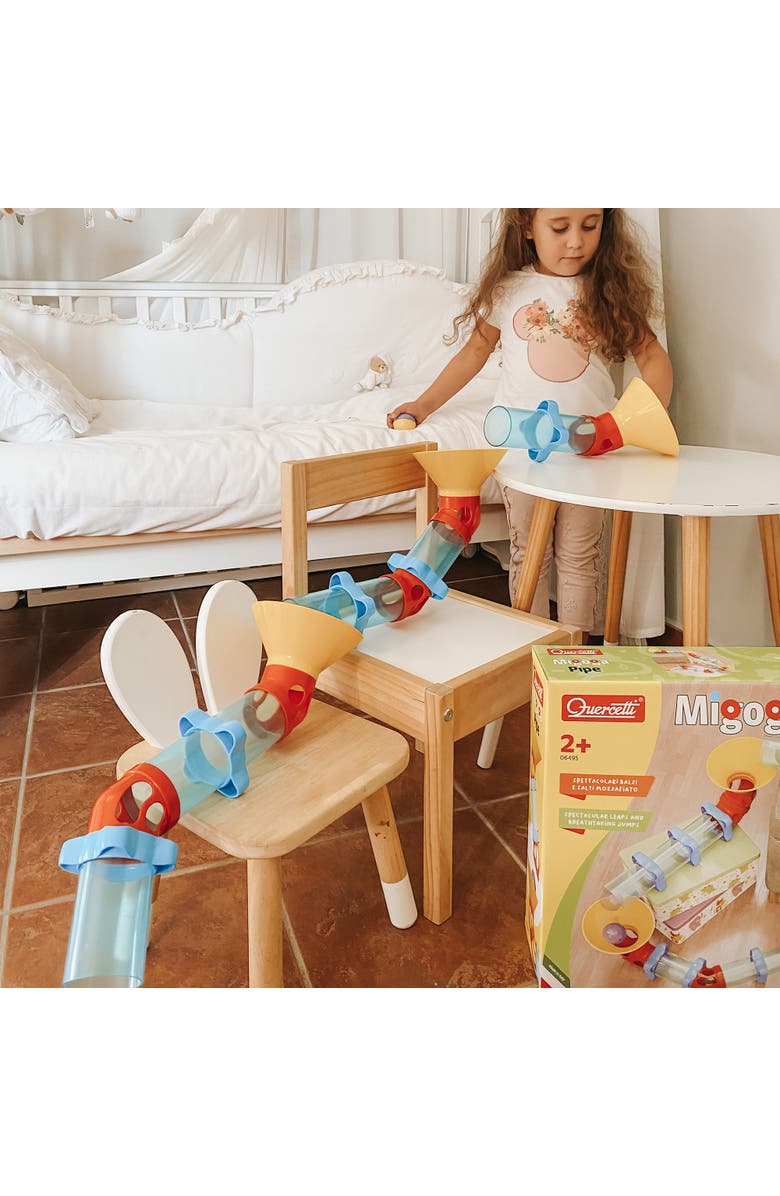 Quercetti Migoga Pipe 30Pc Marble Run Toy, Alternate, color, 