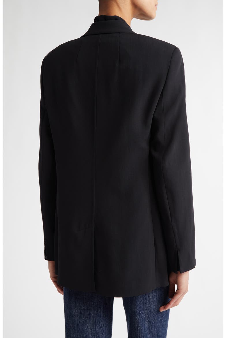 Lucia Double Breasted Wool Blend Blazer, Alternate, color, 009 BLACK