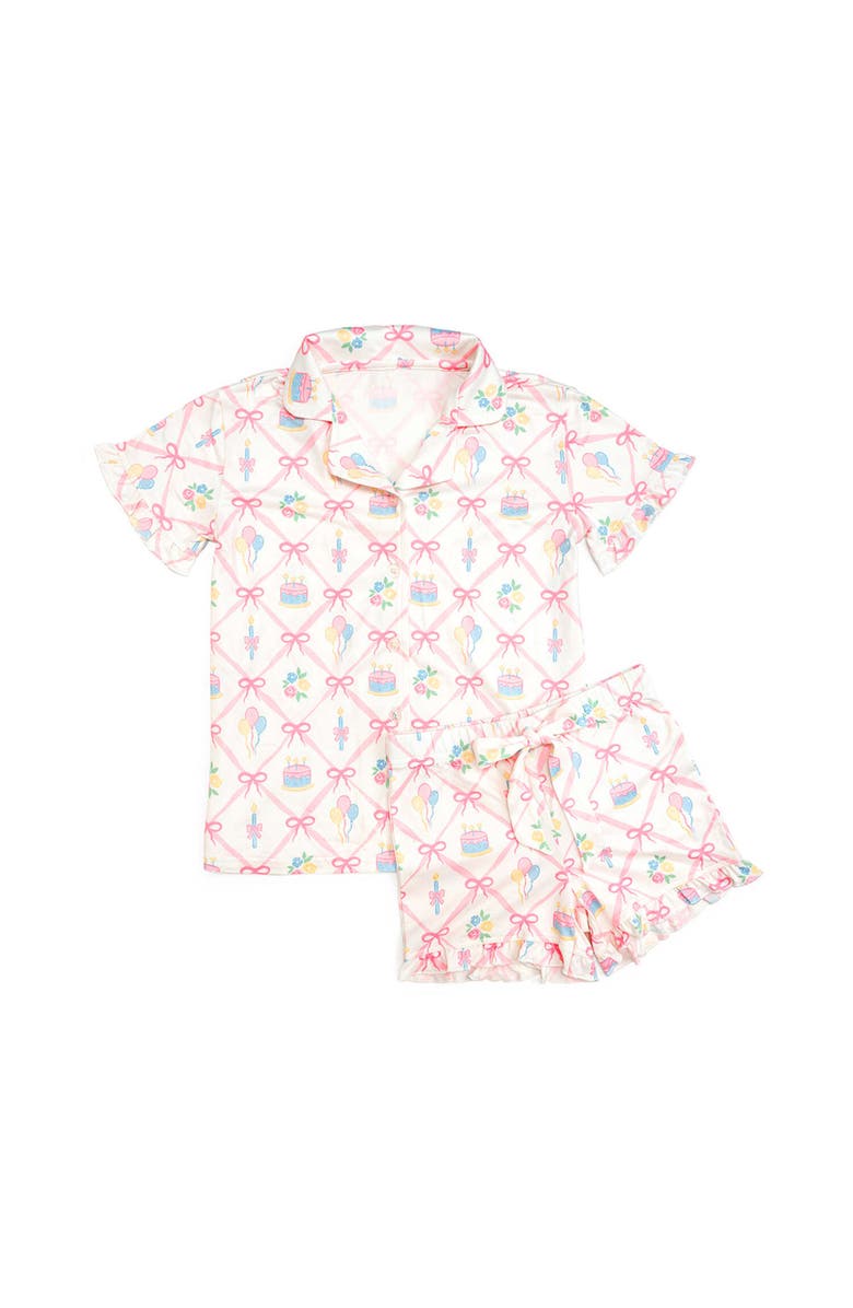 Sweet Wink Birthday Girl Lounge Set, Main, color, Ivory