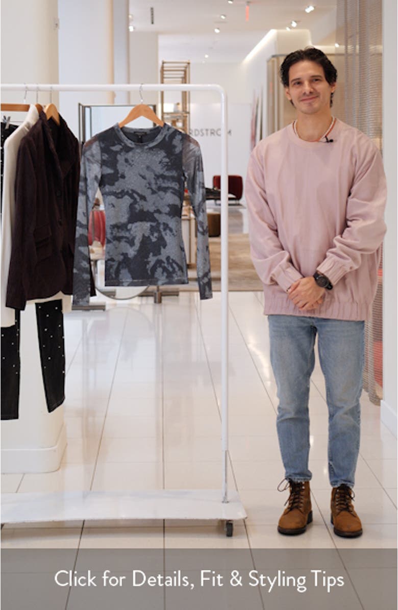 Yana Tie Dye Long Sleeve T-Shirt, sales video thumbnail