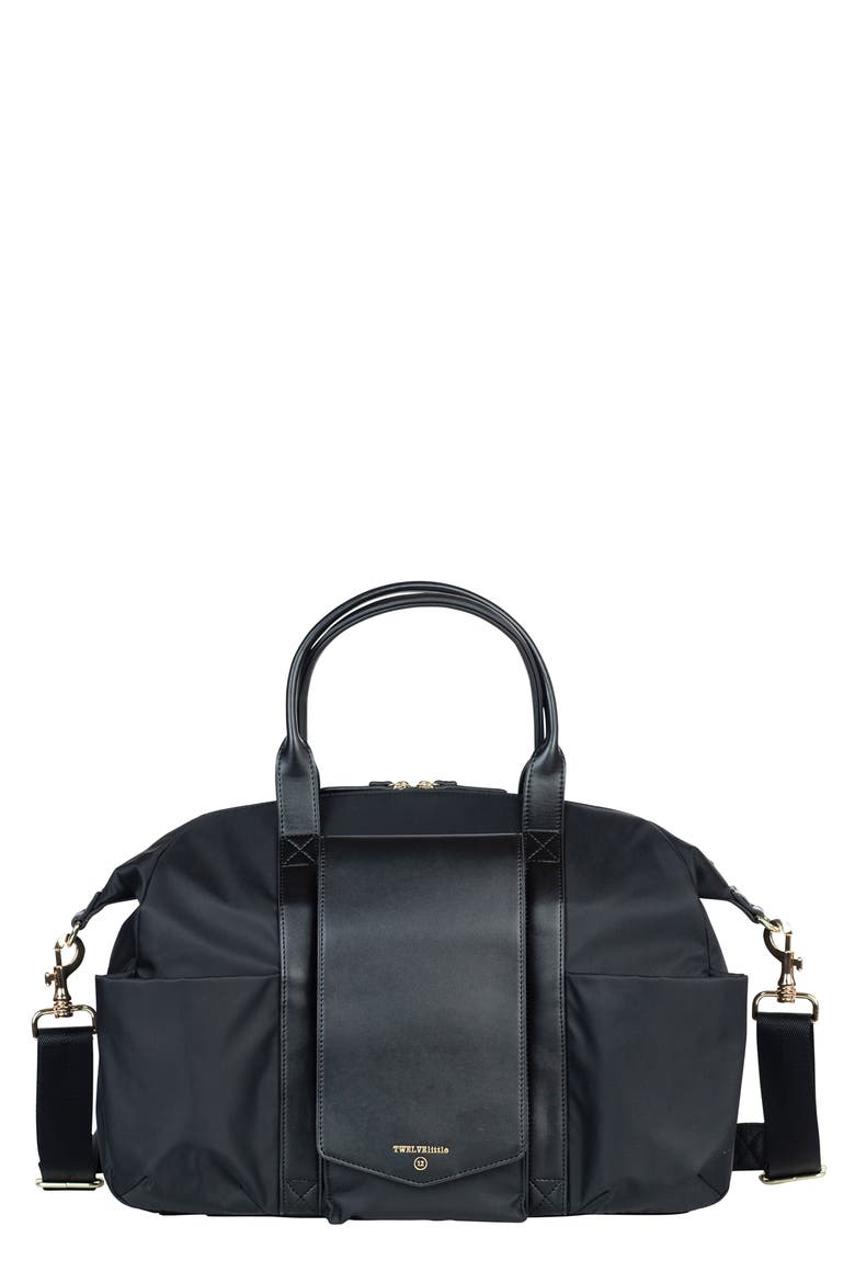 Peekaboo Diaper Satchel, Main, color, BLACK