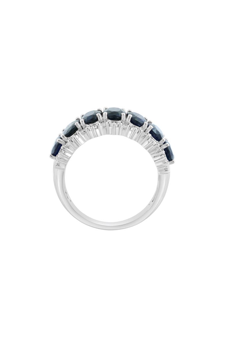 EFFY Sterling Silver Diamond & Blue Sapphire Ring, Alternate, color, Blue