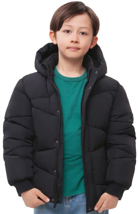 Kids' Cozy Grid Puffer Jacket (Little Kid & Big Kid)