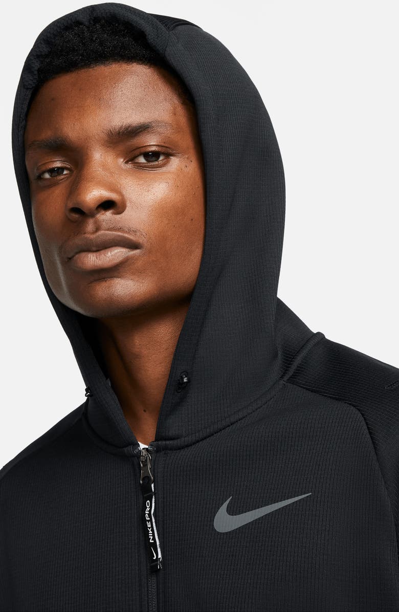 Nike Pro Therma-FIT Full Zip Hoodie, Alternate, color, 