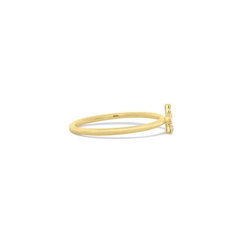 The Lovery Fine Jewelry Diamond Star Ring In Gold