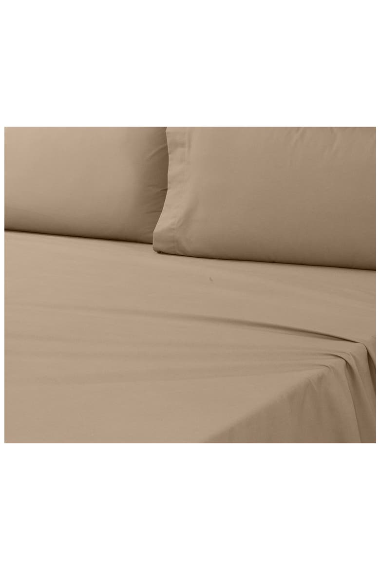 225 Thread Count Sheet Set, Alternate, color, KHAKI