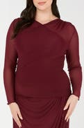 Estelle Annalise Long Sleeve Mesh Shirt