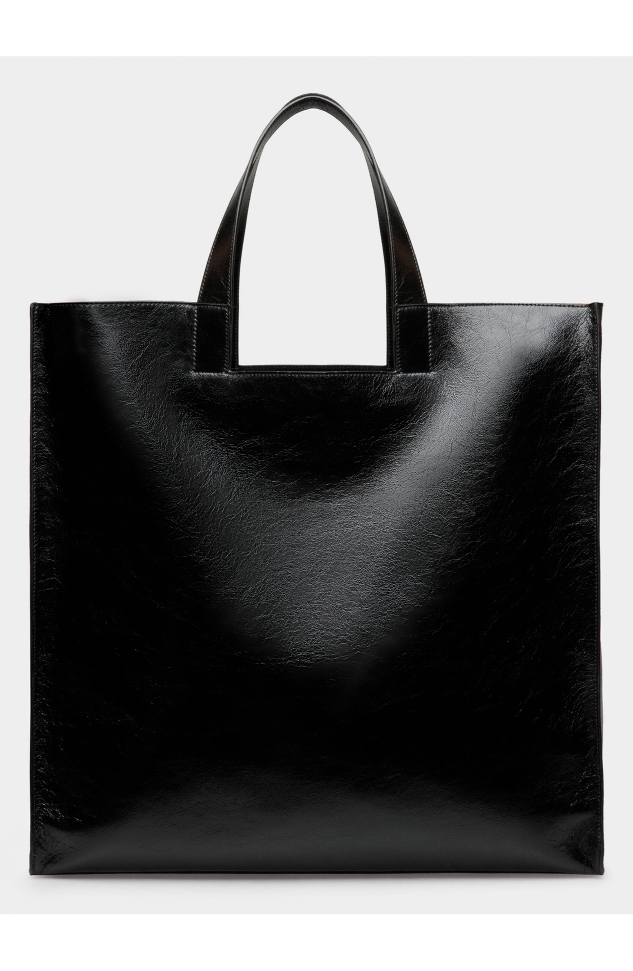 Bally Easy Bally Tote in Bovine Leather, Alternate, color, Black